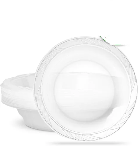 Miniatura 10 de PLASTICPRO - Cuencos desechables de plástico transparente de 18 onzas, Premium, para fiesta, Pack de 20