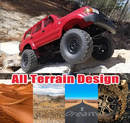Miniatura 3 de RC Rock Crawler 4x4 RC Camión WPL C54 1/16 RC Rastreador RTR Camión de Control Remoto Todo Terreno 2.4G con Dirección Proporcional Motor 260, Nueva