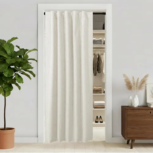 Miniatura 105 de KOUFALL - Cortinas de medio estilo francés de lino para ventana, juego de 2 cortinas cortas de 40 pulgadas de longitud, para privacidad, cortinas