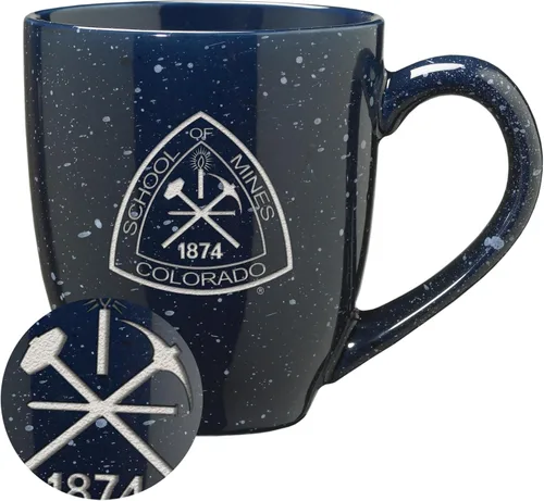 Miniatura 175 de Rico Industries NCAA Virginia Tech Hokies Maroon - Taza de café de cerámica grabada con láser, color del equipo, 16 onzas