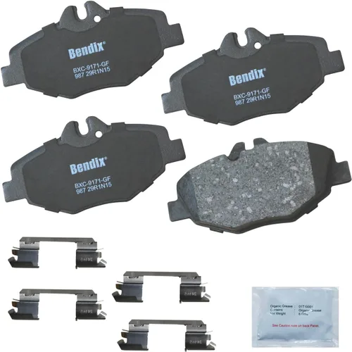 Miniatura 290 de Pastillas de freno delanteras cerámicas Bendix Priority1 CFC2302 para Hyundai Elantra 2021, Sonata 2022-2020, Kia K5 2023-2021