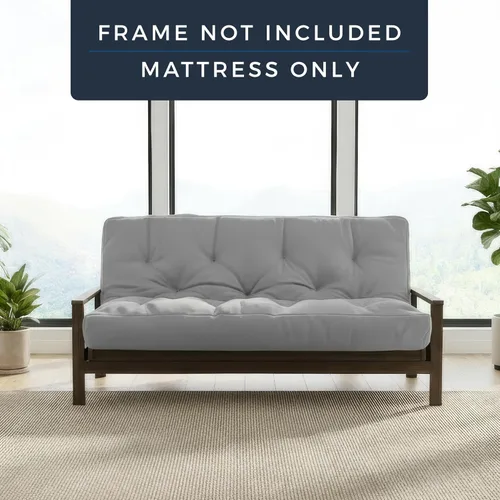 Miniatura 4 de Loosh Principal Colchón de espuma viscoelástica para sofá cama de tamaño matrimonial de 6 pulgadas, fabricado en Estados Unidos, beige, sin marco