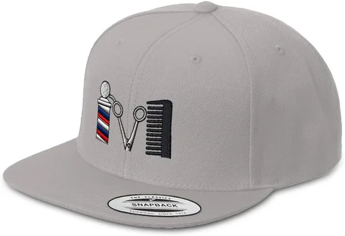 Miniatura 14 de Speedy Pros Gorra Snapback para hombre, de ala plana, con logotipo de peluquero, bordado, de acrílico