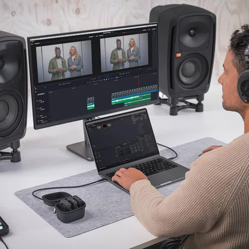 Miniatura 3 de RØDE Wireless GO III (Gen 3) - Micrófono inalámbrico compacto - Audio impecable, grabación flotante de 32 bits, control automático de nivel