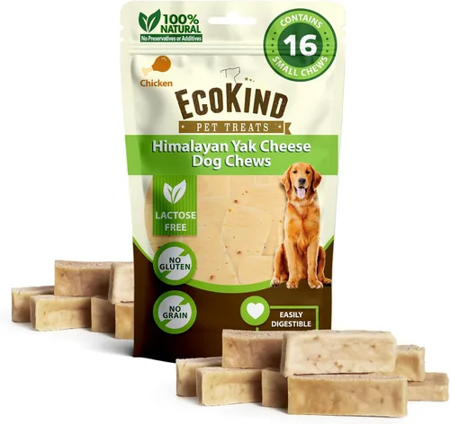 Miniatura 17 de EcoKind Premium Gold Yak Cheese - Masticables para perros del Himalaya, golosinas saludables para perros de todas las razas y tamaños, todo natural