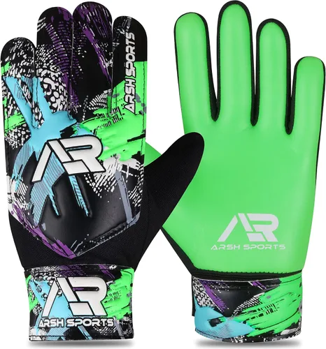 Guantes de portero de fútbol, guantes de portero de fútbol para niños, jóvenes y niños con protección doble en la muñeca y palma de súper agarre de