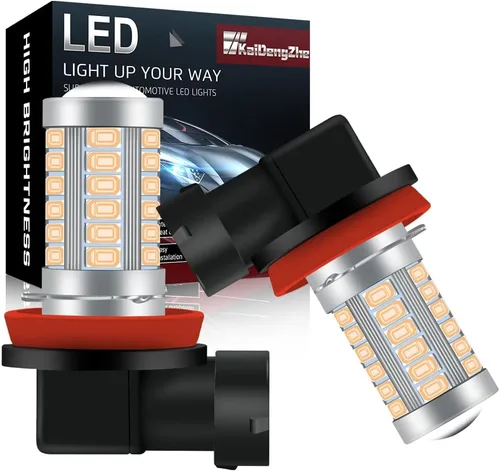 Miniatura 12 de Bombillas antiniebla H7 6500K de xenón blanco fresco superbrillante DRL 5730 33-SMD 12V diurnas luces antiniebla conducción DRL luces LED bombillas