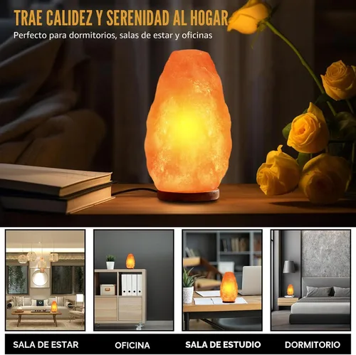 Miniatura 6 de Himalayan Glow Lámpara de sal con interruptor de atenuación táctil de 5-7 libras
