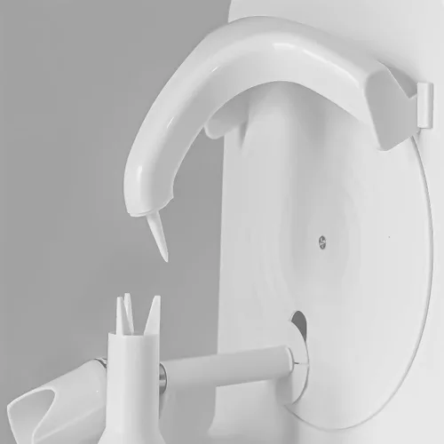 Miniatura 3 de Pelamatic Pelador Eléctrico de Frutas Pelador Automático de Naranja, Manzana, Papa Acero Inoxidable Duradero Versátil y Fácil de Usar Blanco