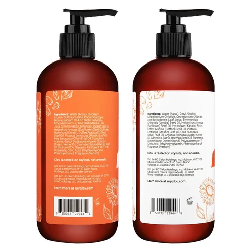 Miniatura 2 de CIBU Curl + Coil - Paquete de champú y acondicionador – Limpia, hidrata y conserva los rizos y bobinas naturales para un cabello suave y manejable