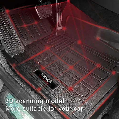 Miniatura 2 de Personalizado para BMW Serie 5 G30 2017-2023 Alfombrillas de Piso Forro de Carga Juego de Accesorios TPE Todo Clima 530i,540i,530e,M550i,xDrive,M5