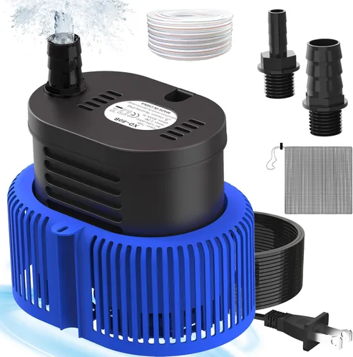 Miniatura 10 de Bomba para cubierta de piscina sobre el suelo - Bomba sumergible de sumidero de agua para piscina, bombas de extracción de agua, con manguera