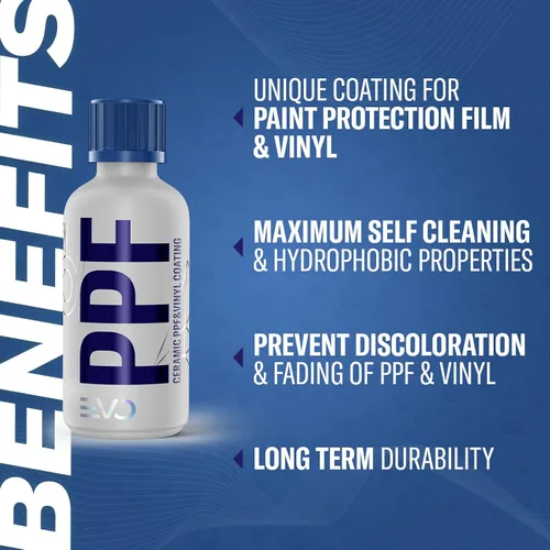 Miniatura 2 de GYEON Revestimiento Cerámico Flexible PPF EVO para Película de Protección de Pintura Envoltura de Vinilo Protección Hidrofóbica Autolimpiante Realza