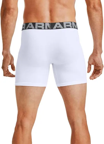 Miniatura 2 de Under Armour Boxerjock 6 Boxerjock de algodón cargado para hombre (3 unidades)