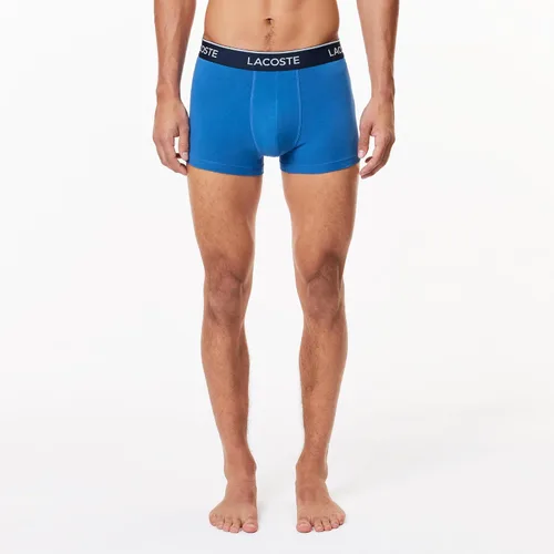 Miniatura 6 de Lacoste Traje de baño de algodón elástico tricolor para hombre, paquete de 3