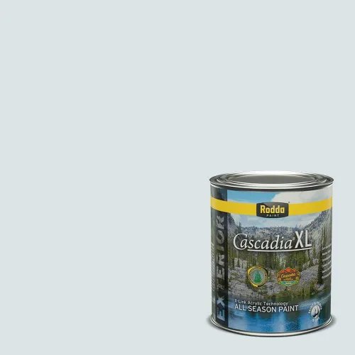 Miniatura 35 de Rodda Paint CASCADIA XL Pintura e imprimación satinada para exteriores en uno, cuarto de galón, Metropolis Mood