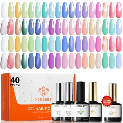 Miniatura 14 de Modelones Kit de estampado de uñas a cuadros de 16 piezas, sello de punta francesa, esmalte de gel de pintura blanca y negra, a prueba de polvo