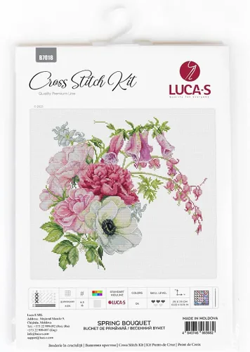Miniatura 9 de Lucas - Kit de punto de cruz S - Ramo de primavera, B7018