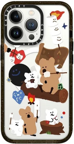 Miniatura 288 de Funda Impact de CASETiFY para iPhone 13 Pro Max con Magsafe - Estuche Claro Cuento de Invierno - Claro Negro Estuche transparente Winter Tale