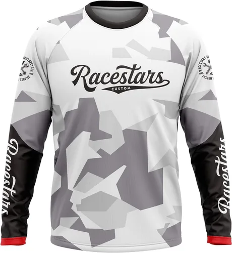 Camiseta de ciclismo de manga larga para hombre, camiseta de motocross, anti-UV, motocross, ATV, enduro, MTB Racewear