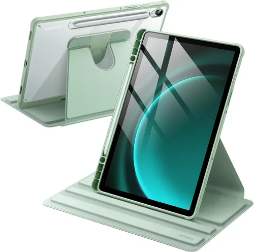 Miniatura 14 de JETech Estuche giratorio para Samsung Galaxy Tab S10 Lite / S10 FE / S9 FE de 10.9 pulgadas / S9 de 11 pulgadas con soporte para S Pen, cubierta