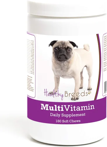 Miniatura 207 de Healthy Breeds Bulldog francés multivitamínico suave masticable para perros 180
