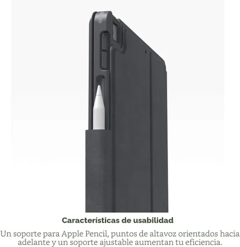 Miniatura 8 de ZAGG Pro Keys - Funda desmontable y teclado inalámbrico para Apple iPad de 10.2 pulgadas (Gen 9, 8, 7) - Emparejamiento Bluetooth, teclas