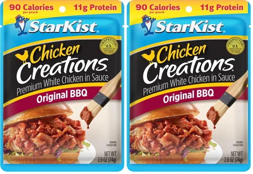 Miniatura 156 de StarKist Chicken Creations BOLD - Bolsa estilo búfalo (5 onzas, 12 unidades) Carne blanca totalmente cocida con alto contenido de proteínas, sin