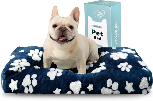 Miniatura 21 de Camas para perros grandes, bonita cama gruesa para perrera, cama mullida para mascotas con funda extraíble lavable y parte inferior antideslizante
