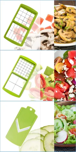 Miniatura 3 de Genius Nicer Dicer Smart 13 piezas Cortador de verduras Cortador de cebolla Cortador de frutas Nuevo