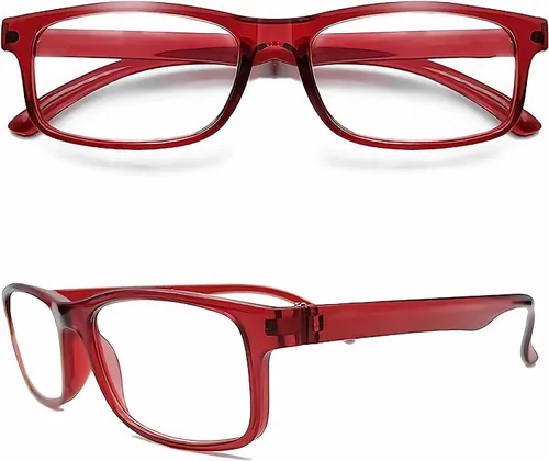 Miniatura 8 de Paquete de 5 lentes de lectura con bloqueo de luz azul, lentes de lectura para mujeres y hombres, filtro antirayos ultravioleta/reflejo, anteojos