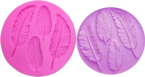 Miniatura 6 de Molde de plumas de pájaros 3D, moldes de silicona 100% de grado alimenticio, antiadherentes, decoración de tartas, chocolate, chicle de caramelo