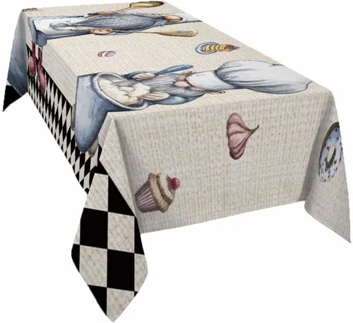Miniatura 19 de Mantel rectangular impermeable con hojas de eucalipto de otoño, 52 x 70 pulgadas, mantel otoñal, rústico, girasol, acuarela, botánico, a prueba