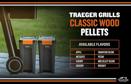 Miniatura 5 de Traeger Grills BAC637 Envase de almacenamiento de pellets Stay Dry con tapa de cierre, contenedor de pellets de madera con capacidad de 22lb
