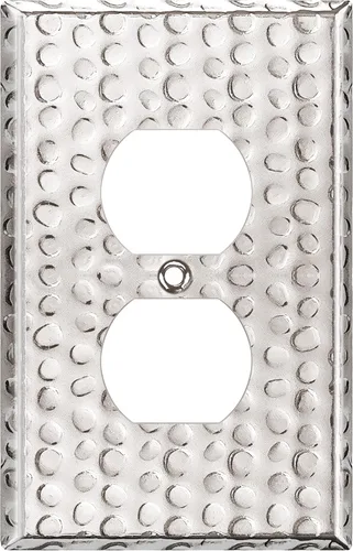 Miniatura 19 de LIDER Placa de pared de metal para receptáculo doble dúplex, resistente a los impactos/corrosión, cubierta de salida de metal, acero inoxidable 430