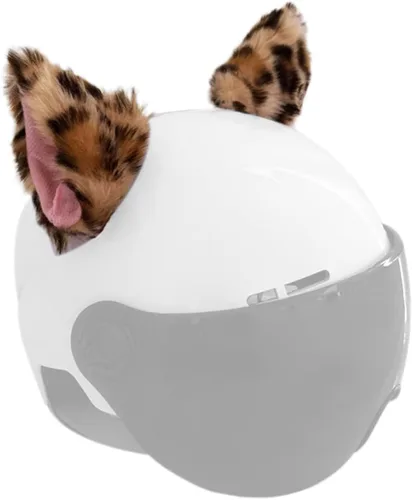 Miniatura 8 de Orejas de gato para casco, orejas de felpa, accesorio adhesivo para casco para bicicleta, motocicleta, superficies lisas, decoración de cascos
