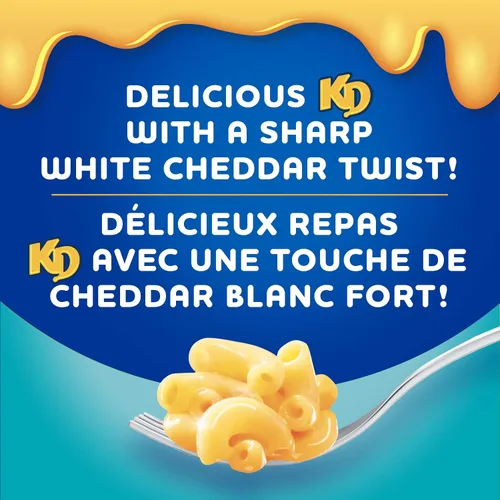 Miniatura 2 de Kraft Dinner Macarrones con queso cheddar blanco, caja de 7.05 oz
