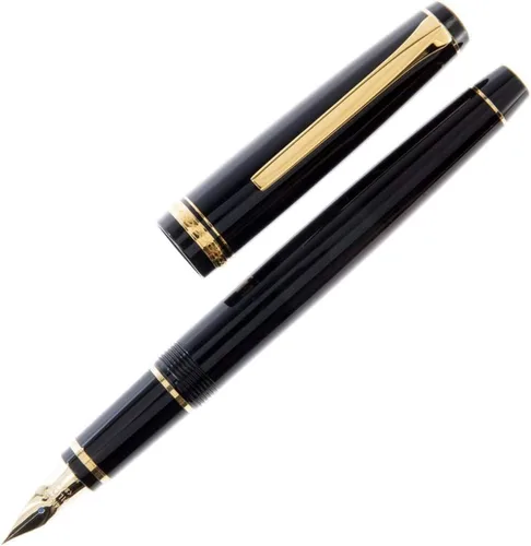 Miniatura 3 de Pilot Pluma estilográfica de colección Namiki Falcon, Negro/Dorado