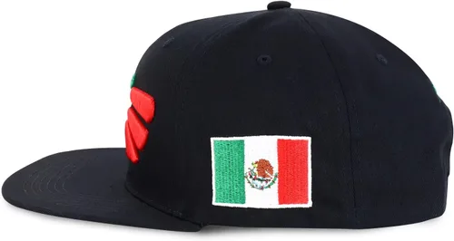 Miniatura 5 de Hecho En Mexico Eagle 3D Bordado Flat Bill Snapback Cap