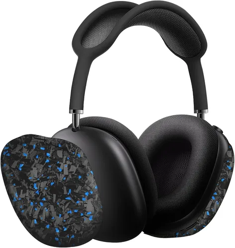 Miniatura 17 de MONOCARBON Funda de fibra de carbono real para AirPods Max (2024/2020), cubierta protectora de grado militar para auriculares Apple Max, único Verde