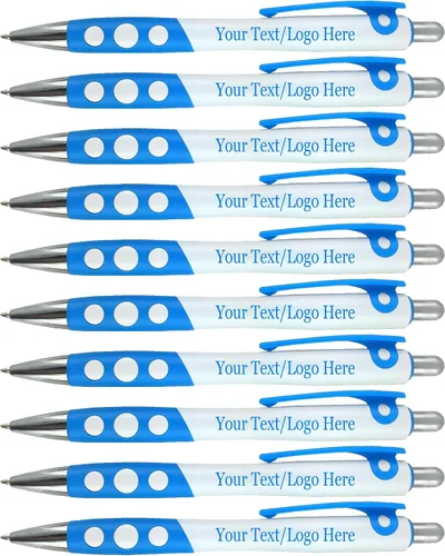 Miniatura 9 de SyPen Bolígrafos personalizados con logotipo/texto, paquete de 350 unidades a granel para negocios, fiestas y eventos, impresión personalizada