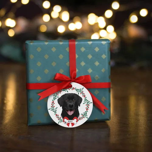 Miniatura 7 de Adorno de Navidad personalizado de Beagle, adorno personalizado con nombre de mascota, regalos para los amantes de los perros Beagle, decoración