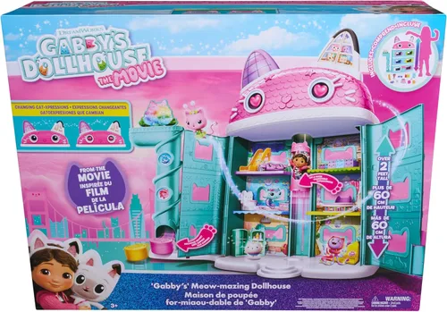 Miniatura 7 de DREAMWORKS GABBY'S DOLLHOUSE: Gabby's Cat Dollhouse, figura inspirada en películas y accesorios, juguetes para niños y niñas a partir de 3 años