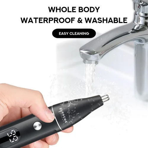 Miniatura 6 de Supreme Trimmer Multigroomer impermeable todo en uno para hombres Kit de recortadora de vello para barba, cuerpo, púbico y nariz Cortadora