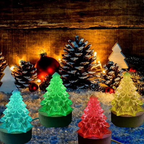 Miniatura 2 de Moldes de silicona para velas de árbol de Navidad, molde de silicona de pino de Navidad 3D para fundición de resina epoxi, velas de aromaterapia, 05