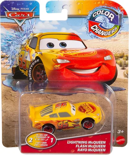 Miniatura 6 de Mattel Disney Pixar Cars - Colección de cambiadores de color, los autos de juguete cambian de color con el agua