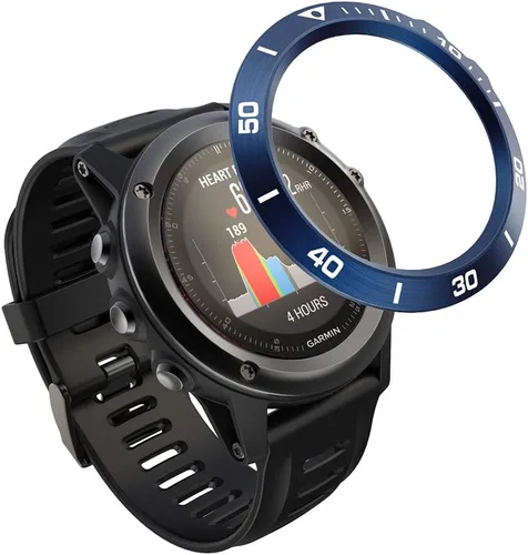 Miniatura 9 de REYDA Bisel de reloj compatible con Garmin Fenix 3/Fenix 3 HR Bisel Ring, acero inoxidable bisel Loop cubierta adhesiva resistente a los arañazos