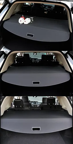 Miniatura 9 de Cubierta retráctil para maletero trasero compatible con Cadillac XT5 2025-2017, protector de pantalla de seguridad para tonneau, pantalla
