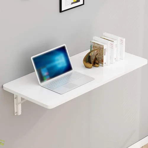 Miniatura 2 de Mesa plegable resistente para montaje en pared, escritorio de computadora multifunción, mesas de bar flotantes, mesa de comedor de cocina, banco