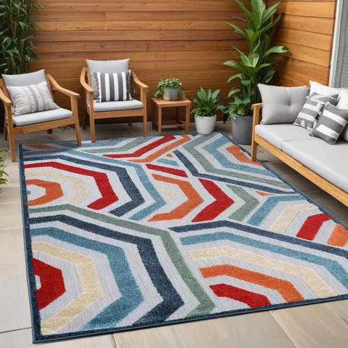 Miniatura 24 de SUPERIOR - Alfombra de interior y exterior, perfecta para patio, dormitorio, cocina, sala de estar, entrada, cuarto de juegos, guardería, cubierta